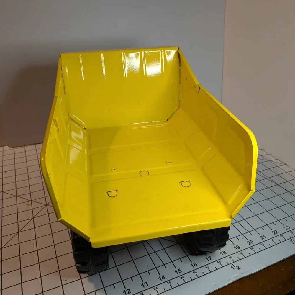 Vintage 1980s Tonka Turbo Diesel Mighty Dump Truck Near Mint Steel Yellow